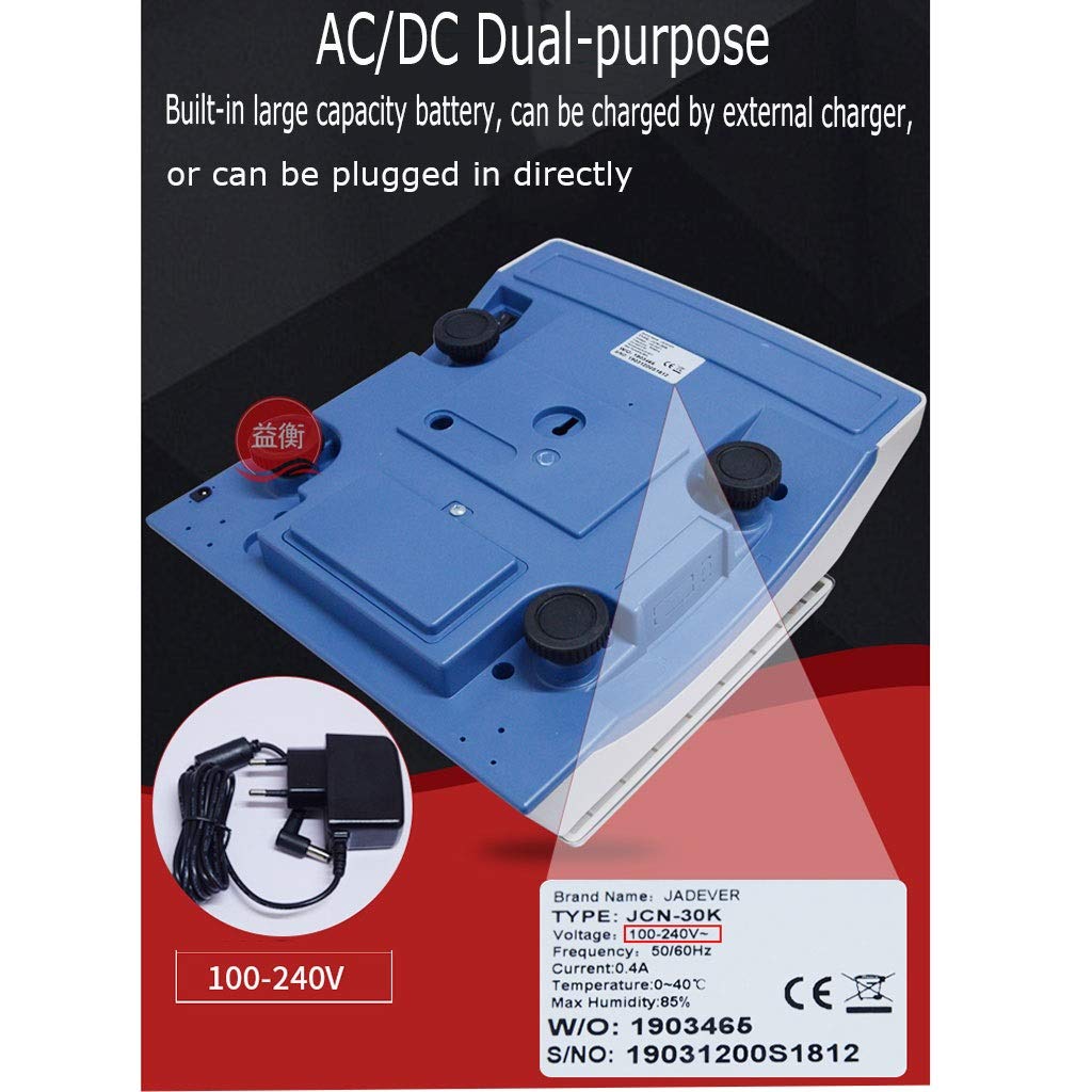 Balances 30kg/1g Balance de Précision Cuisine Professionnelle，postale idéale pour l'expédition pèse-colis pèse-lettres, avec fonction de comptage Balance industrielle LCD