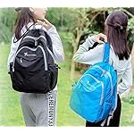 Geboldil Men's and women's lightweight foldable hiking travel backpack waterproof camping backpack blue - Image 5