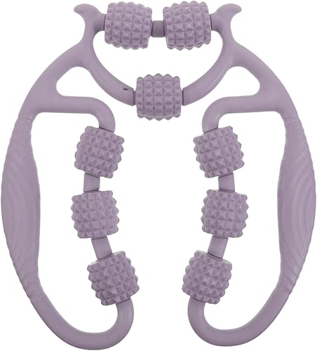 Yardwe Leg Compression Massager with Round Roller for Muscles Foot and Calf Massage Roller Body Sculpting Massage Tool Muscle Women Use