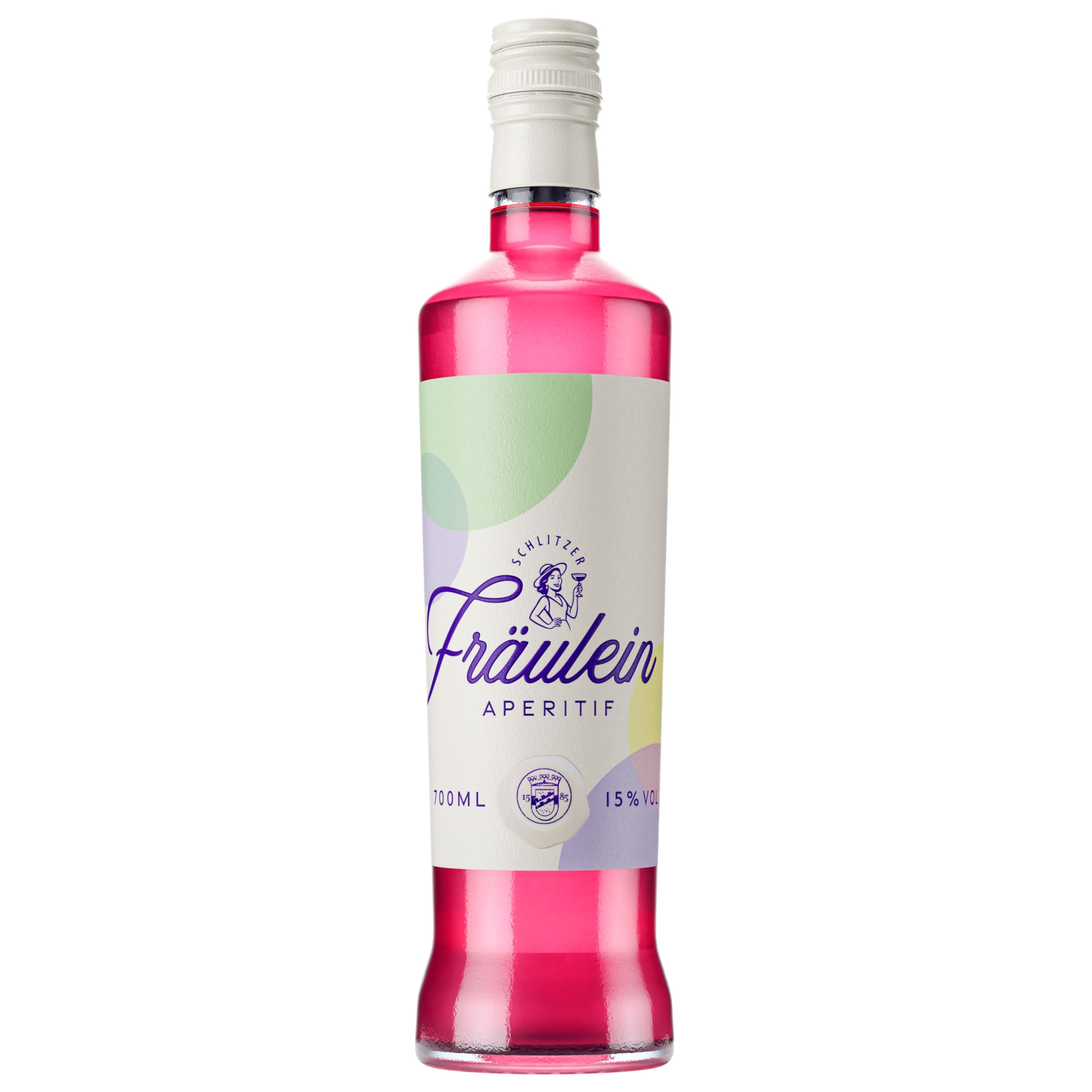 Schlitzer Fräulein Aperitif 0,7l – Fruchtiger Aperitif mit Grapefruit, Yuzu & Rosmarin – Perfekt für Spritz mit Secco – Erfrischender Genuss, 15% vol Alkohol