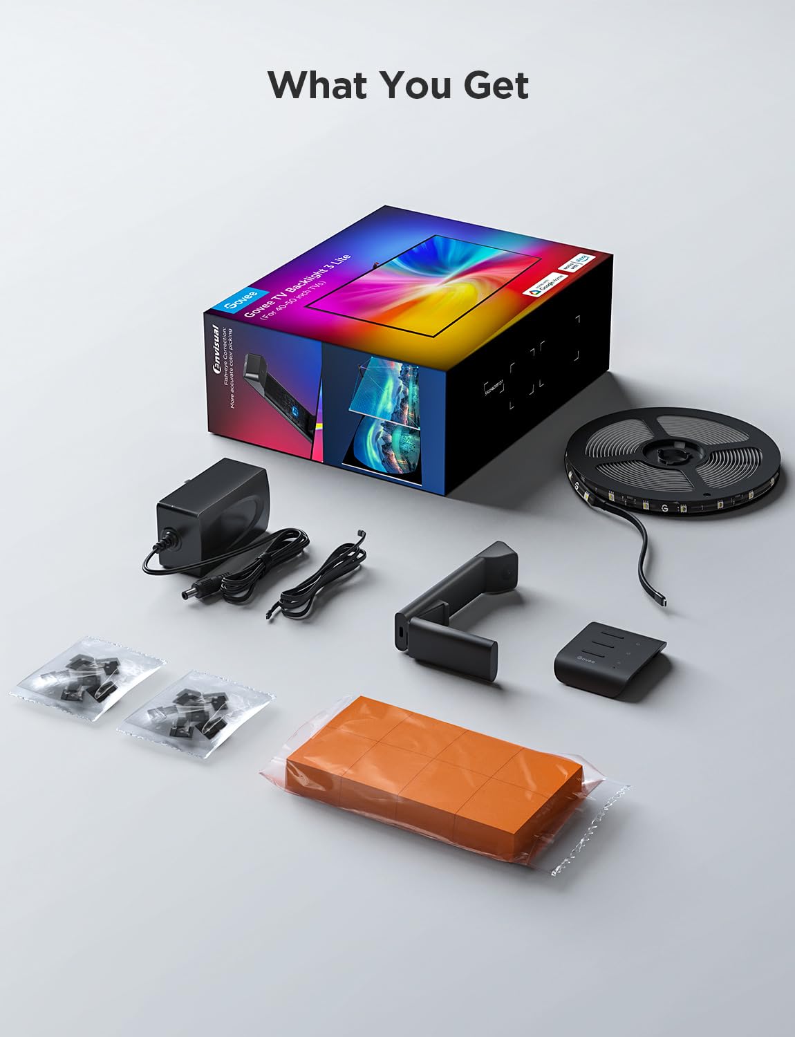 Govee TV Backlight 3 Lite Eclairage Pareja Inteligente Bing Wi-Fi/Bluetooth