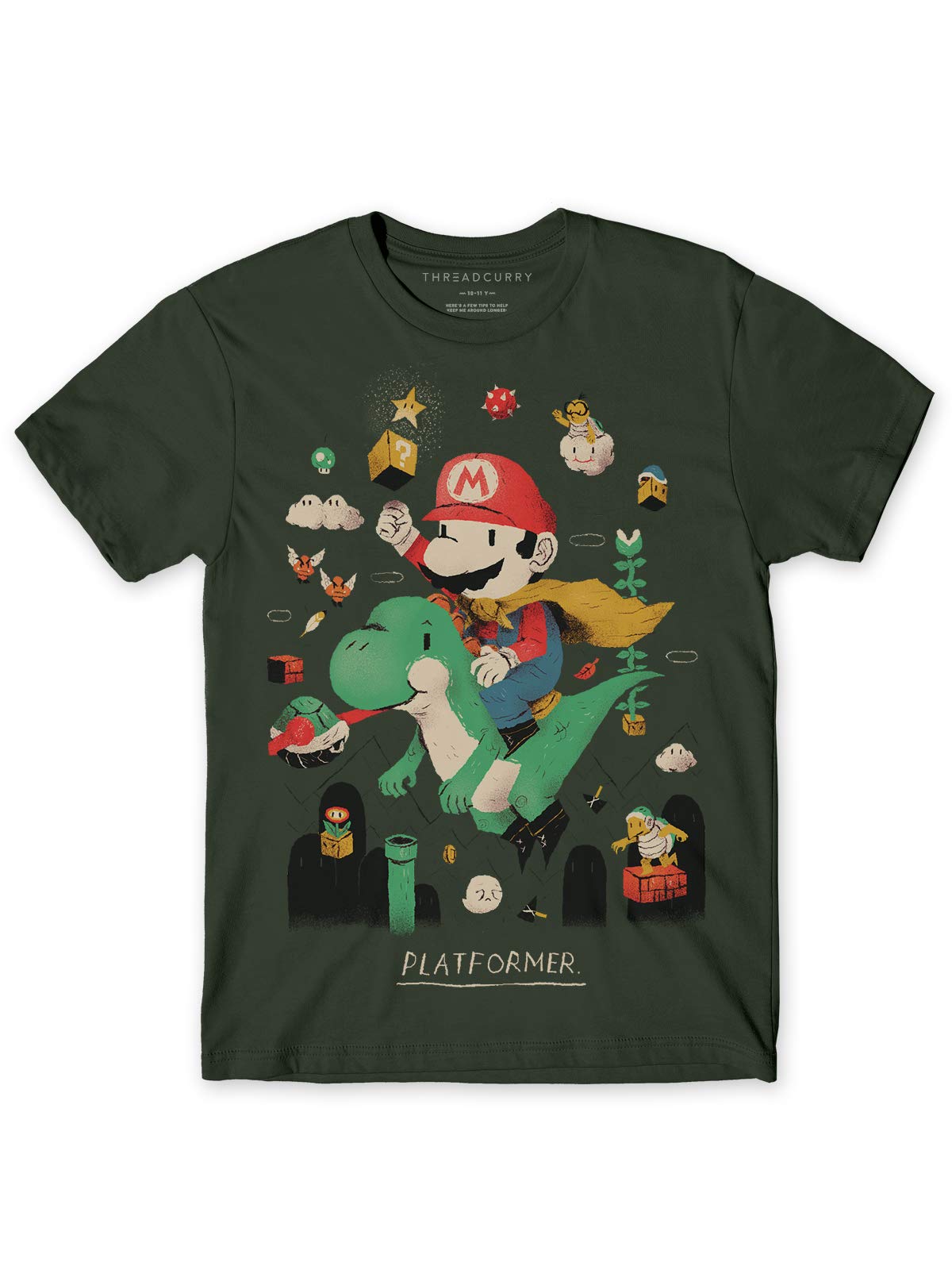 THREADCURRYFun Comic & Creative Funny Cotton Graphic Printed Tshirt for Boys