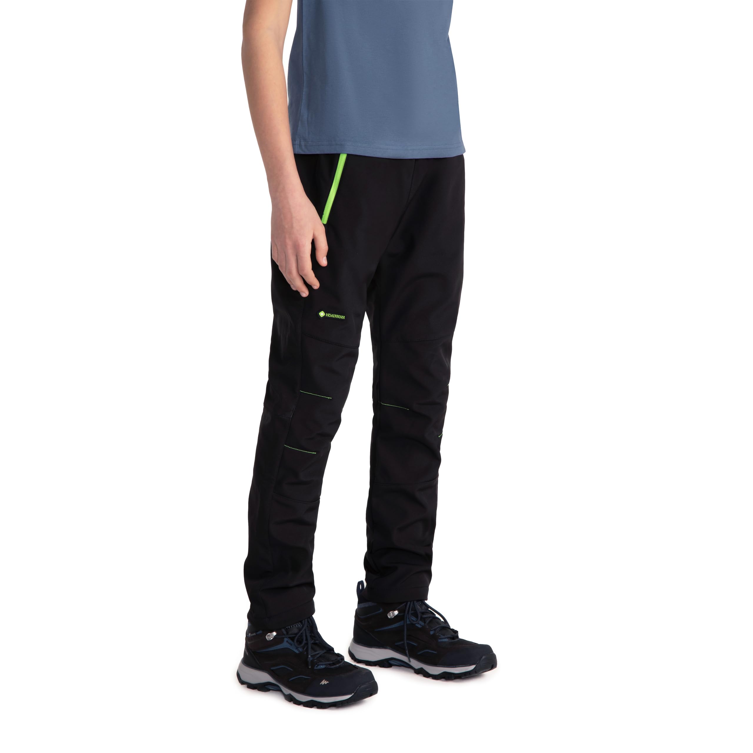 Höhenhorn Tiegun Pantaloni Softshell per Bambini Ragazzi Ragazze Outdoor Pantaloni Foderati Pantaloni da Snowboard Impermeabili Traspiranti