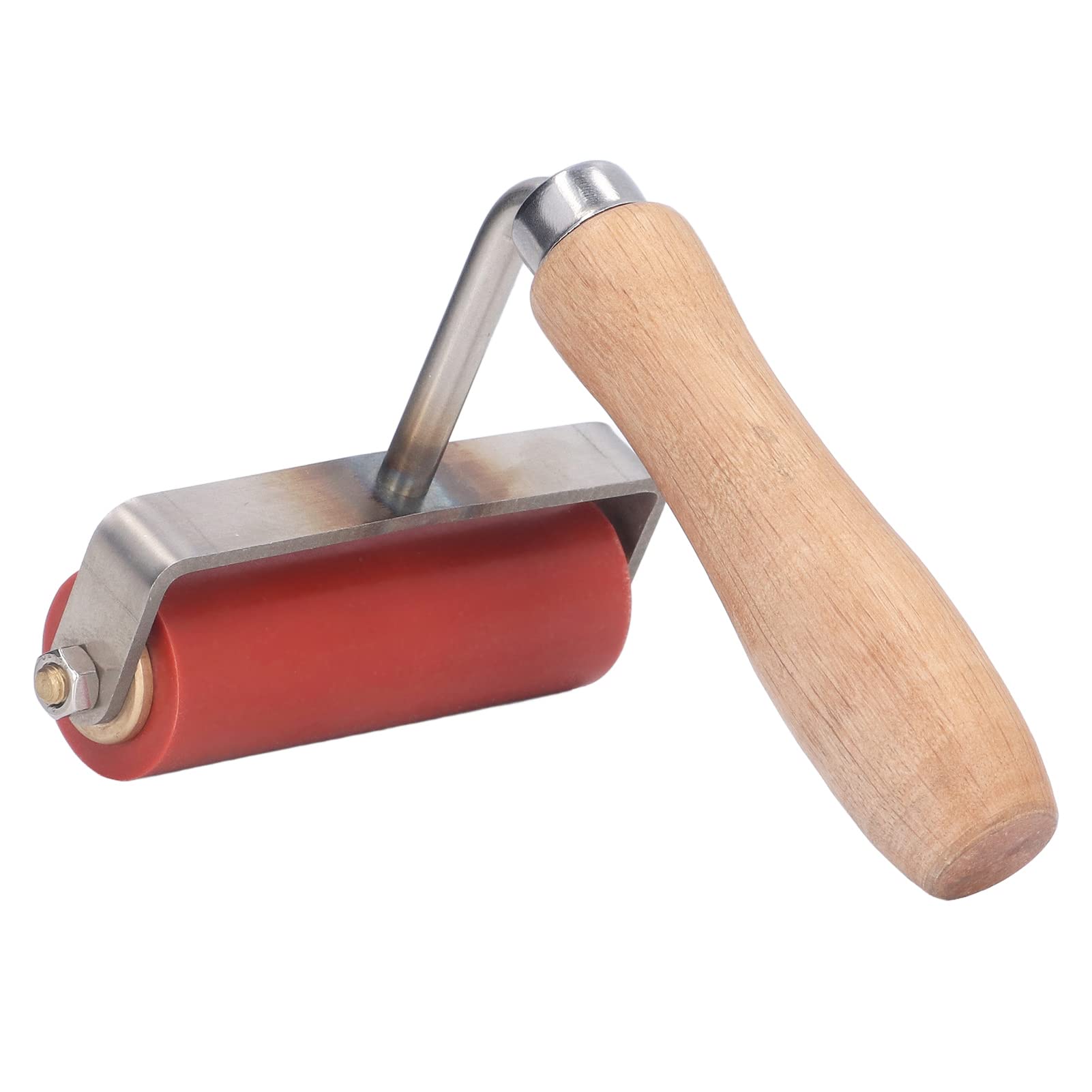 Rodillo de presión, 90 mm Rodillo de Silicona con curvatura de 75° Rodillo de presión de Mano Rodillo de presión de Soldadura Resistente al Calor