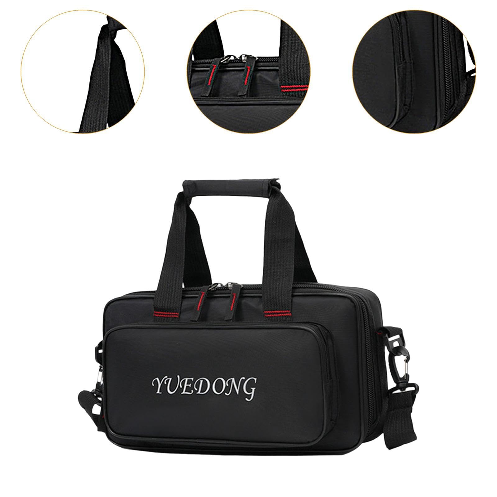 F Fityle Estuche para Pedalera de Efectos de Guitarra, Funda para Transporte, Accesorio para Guitarra, Estuche para Pedalera de Instrumentos Musicales para Pre, 28x15x6cm