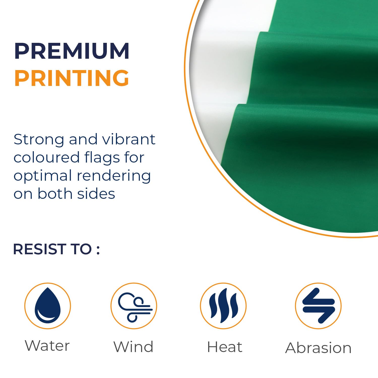 AZ FLAG, Ivory Coast Flag, Large 5x8 Ft, 100D Polyester Ivorian Big Banner with Two Metal Grommets, Fade Resistant - Image 3