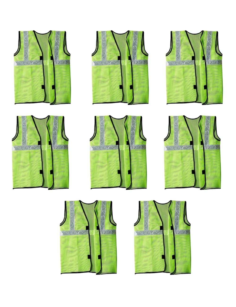 KBA Brothes Reflective Safety Jacket 360 Reflactive Green color Net Radium Type Pack Of 8 (B0B5PK18JN) Amazon Price History, Amazon Price Tracker