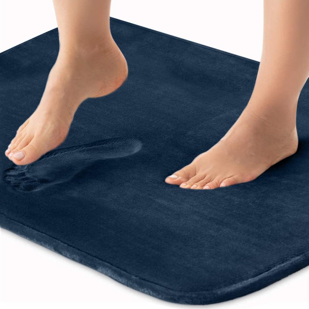 Gorilla Grip Thick Memory Foam Bath Rug, Soft Absorbent
