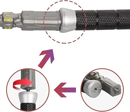 Miniatura 2 de HugOutdoor 2 piezas de 20 pulgadas de plata réplica de superhéroe Cosplay arma de espuma accesorios de disfraz de Halloween, Plateado blanco