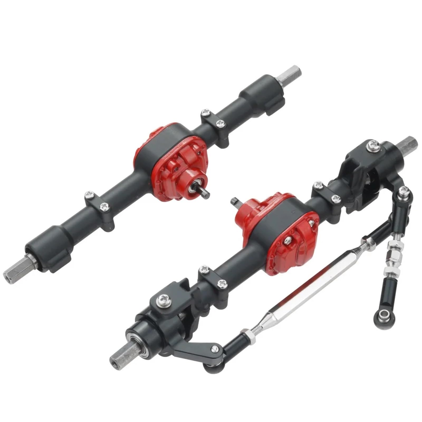 Amazon.com: HLSONHENGM MN82 LC79 MN78 Metal Front Rear Axle Set