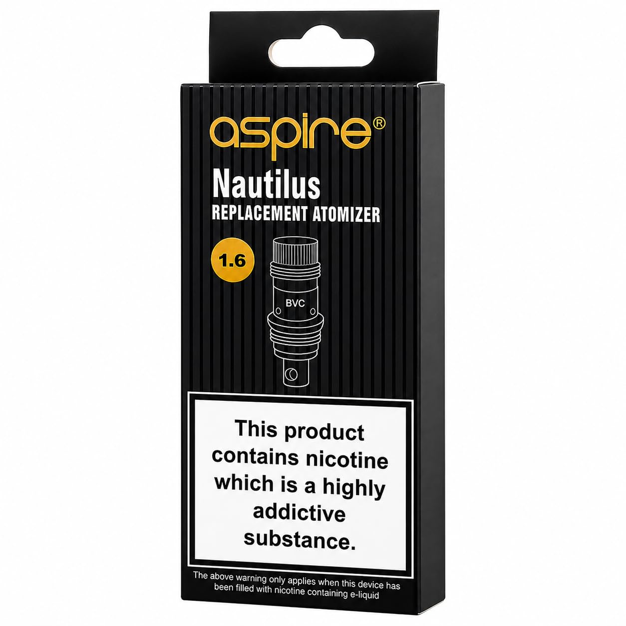 ASPIRE Nautilus BVC Replacement Coils 1.6 Ohm [Pack of 5]