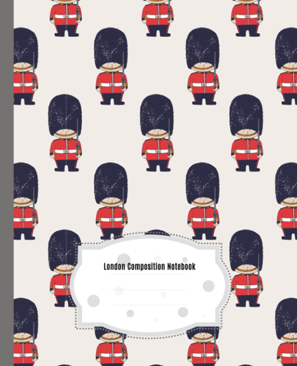 Queen's Guard Composition Notebook: Beautiful Wide Blank Lined Workbook for Kids Girls Boys Students Teens Home School and College