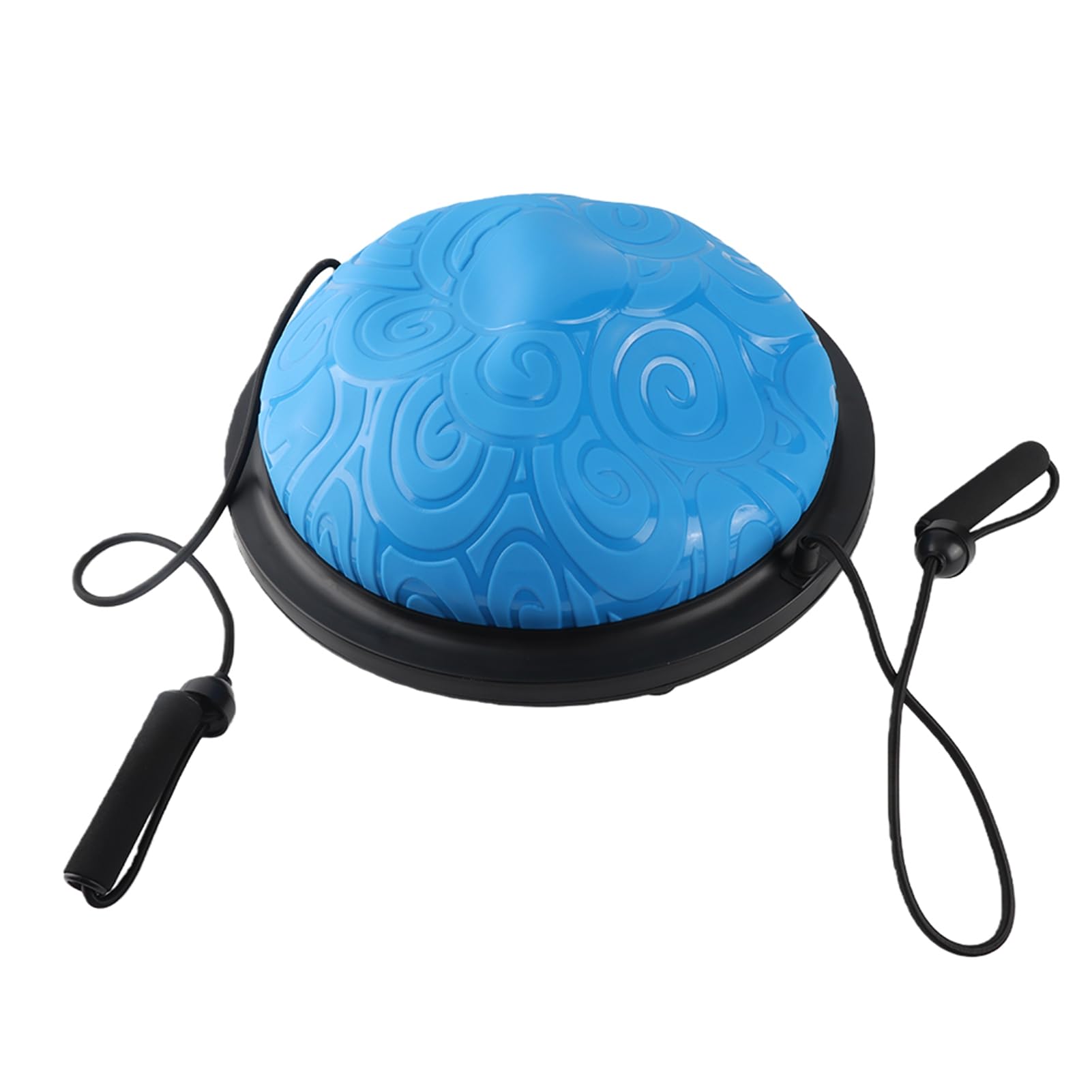 Keenso Palla Fitness in PVC Balance Trainer 46 X 46 X 20 Cm con 6 Piedini in Gomma e Maniglie Base Antiscivolo Stabilità del Nucleo per Yoga Pilates Palestra Domestica
