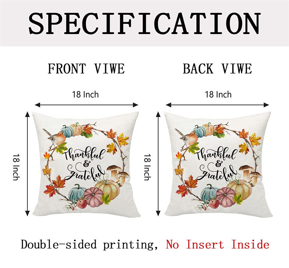 AmDxD - Set di 4 federe per cuscini in poliestere, 18 x 18 cm, motivo floreale, esagonale, con scritta in lingua inglese She believed She Could So She Did, colore