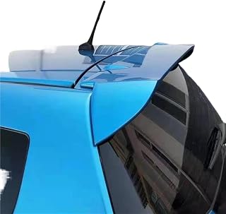 Alerón ala Coche Spoiler Material ABS Alerón Trasero De Coche con Imprimación De Color Alerón Trasero para Fit para Jazz 2008 2009 2010 2011 2012 2013 Maletero Coche Alerón(Amarillo)