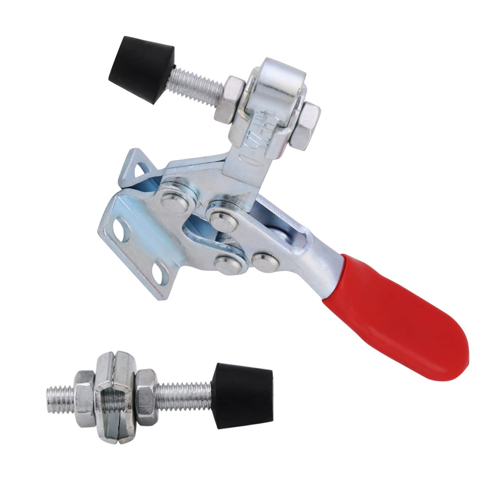 5 Pièces Pince à Genouillère Horizontale 227kg, Serre-Joint à Dégagement Rapide Dispositif de Serrage pour Soudure, Menuiserie
