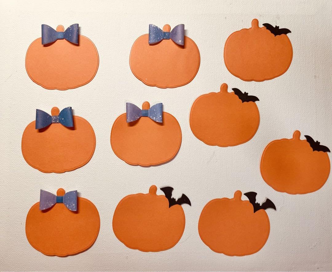 Amazon.co.jp: ハロウィン かぼちゃのメッセージカードダイカット