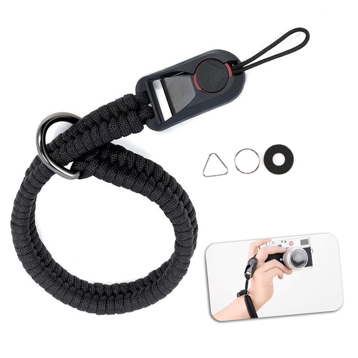 Sichumaria Camera Strap,Camera Wrist Strap for Photographers Adjustable Quick Release Camera Hand Strap,Hand Grip Camera Wrist Strap for Instant Cameras,SLR Cameras-picture-32