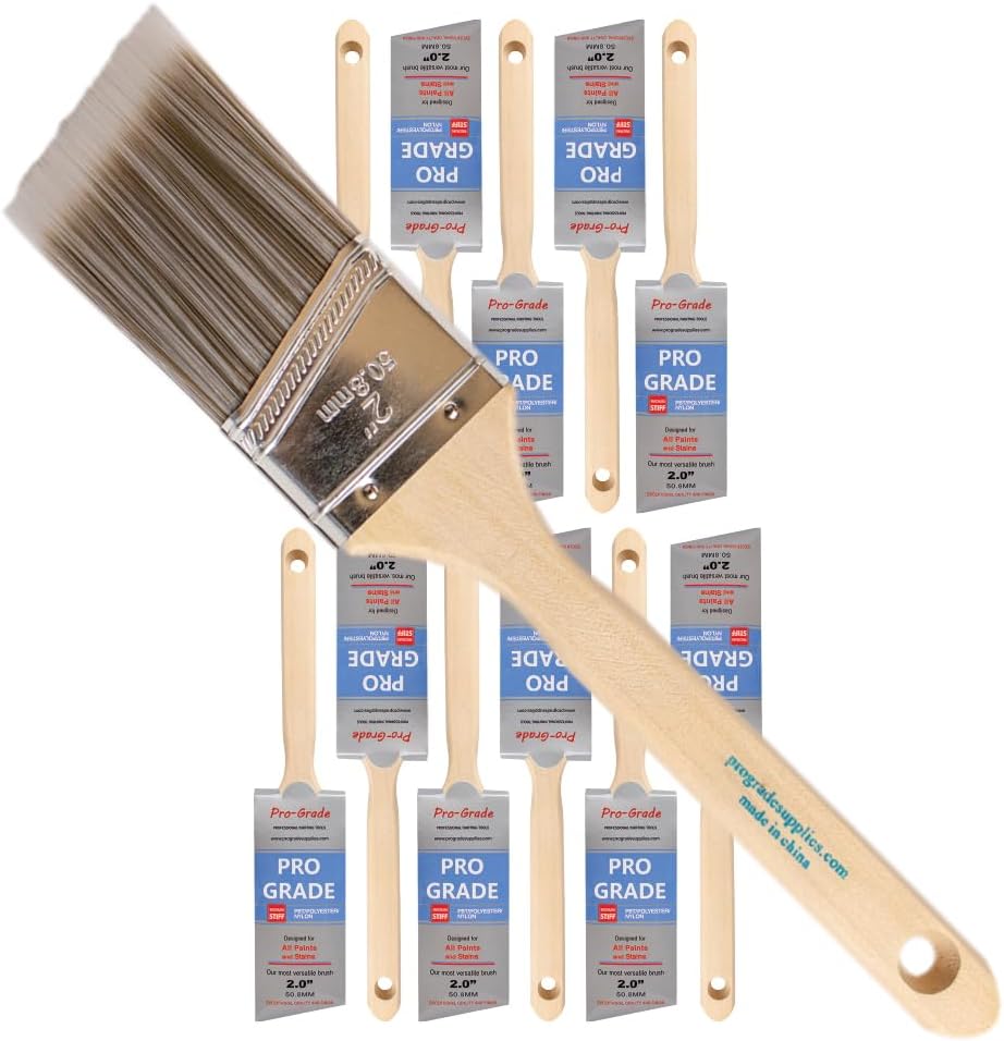 Paint Brushes - 12Ea 2" Angle Brushes