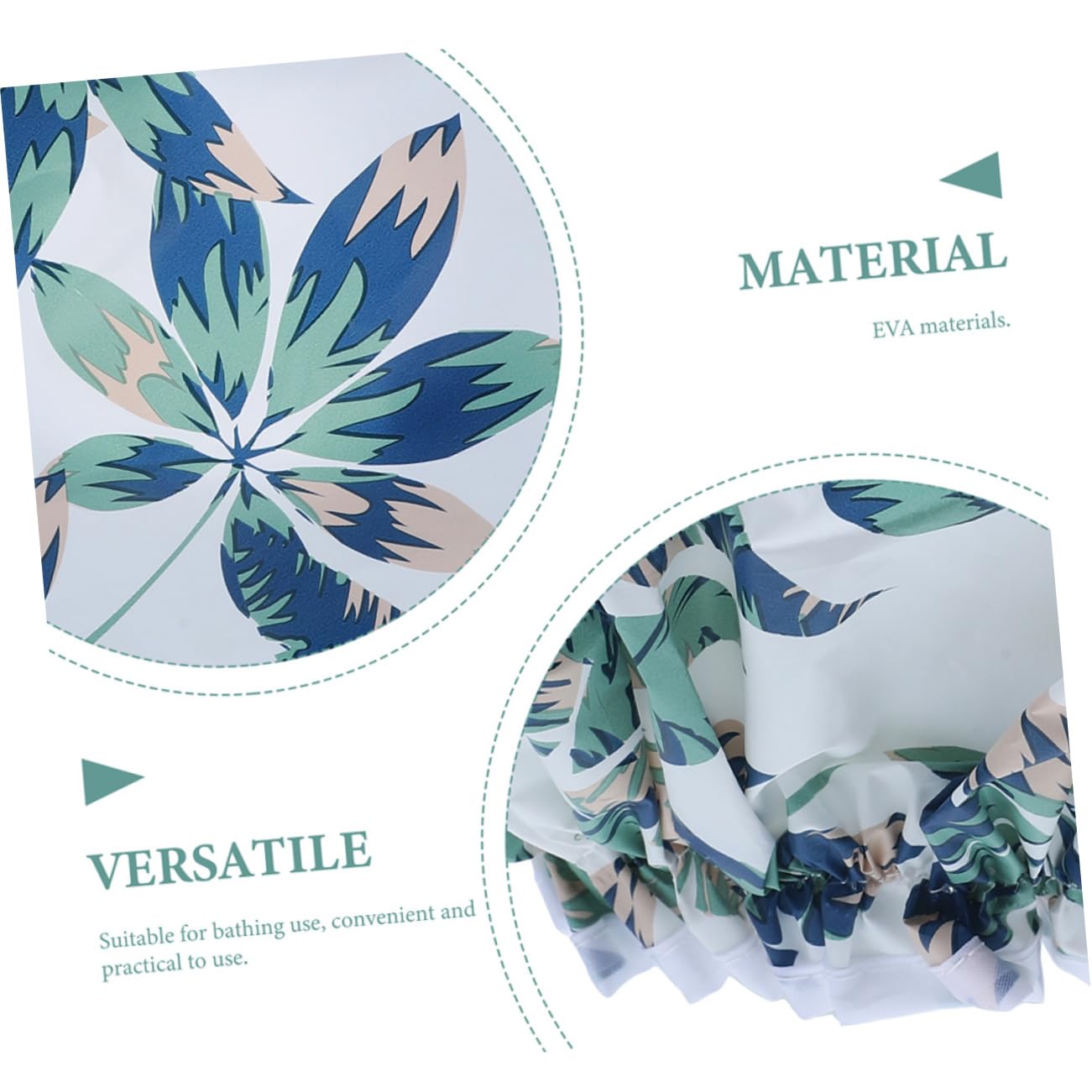 Healeved 10piezas Gorro De Ducha Reutilizable Para Mujer De Gorro Diseño Decorativo Tapa Elástica Para Baño y Tratamientos Capilares Para Cabello y Cuidado Del Pelo