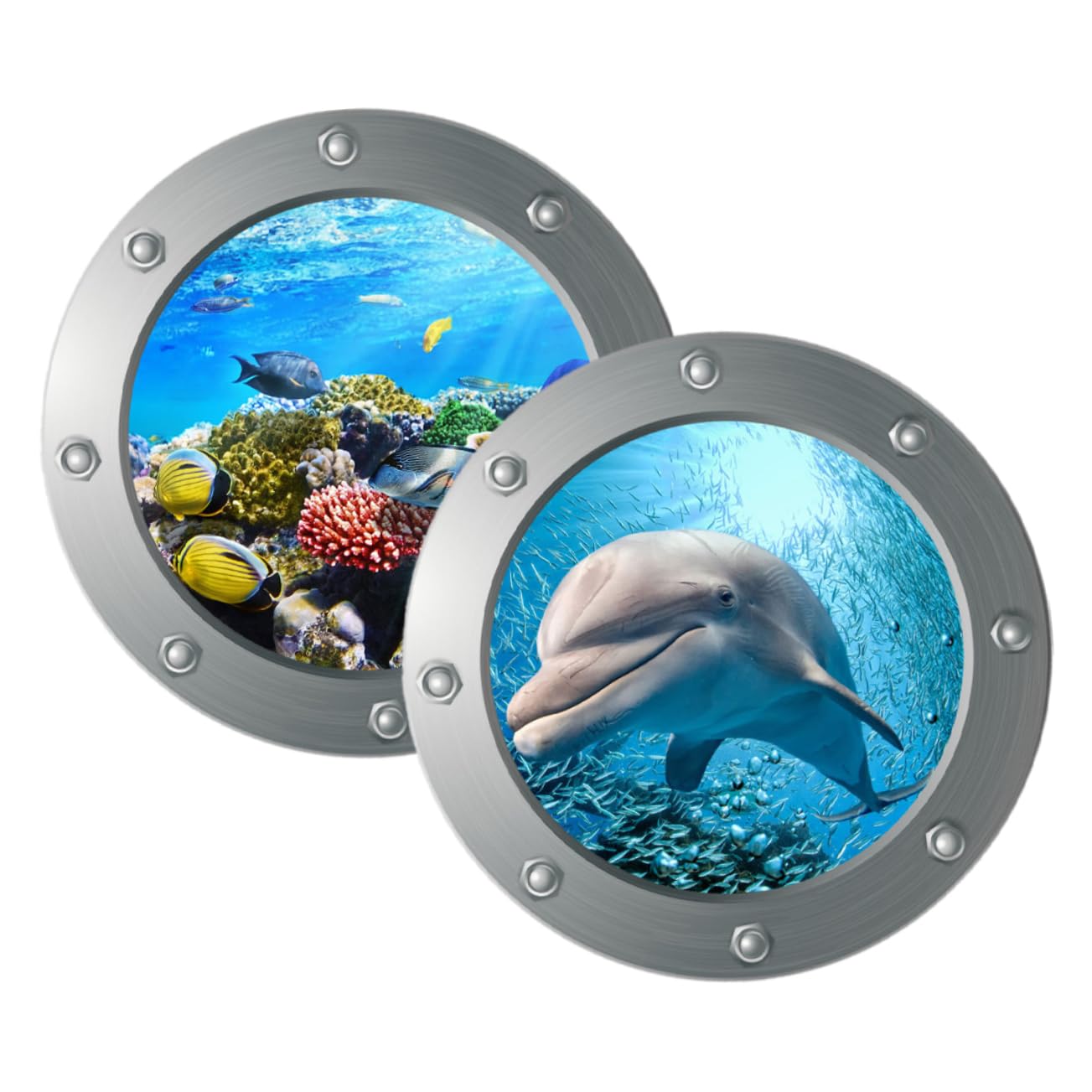 DOITOOL Ocean Scenery Wall Decal - Easy Apply PVC Sea Landscape Sticker For Walls - View #8