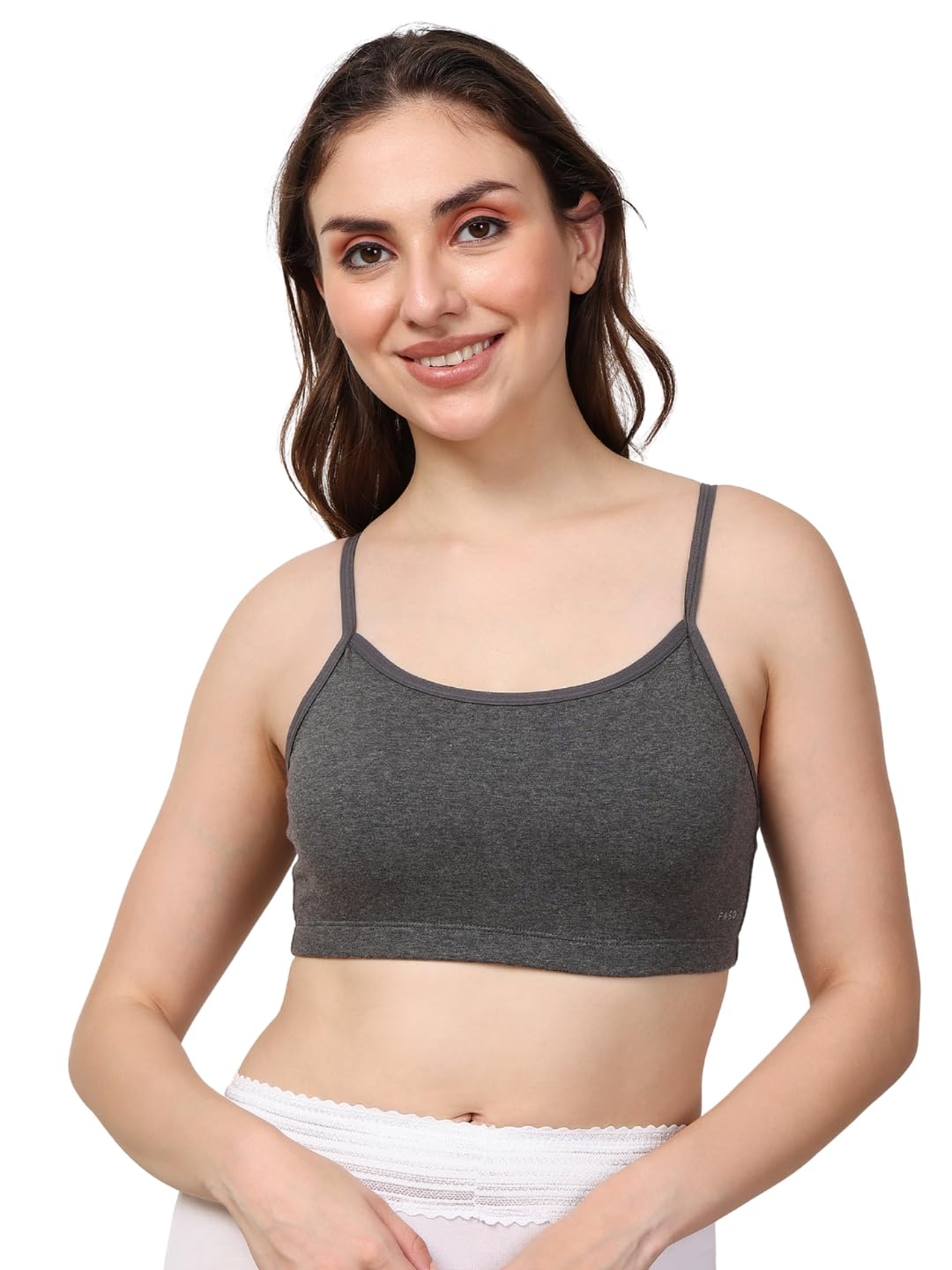 Beginners Bra for Girls - Cotton Elastane, Double Layer Fabric, 4-Way Stretch, Full Coverage, Comfortable Everyday Use for Teens & Women-image-11