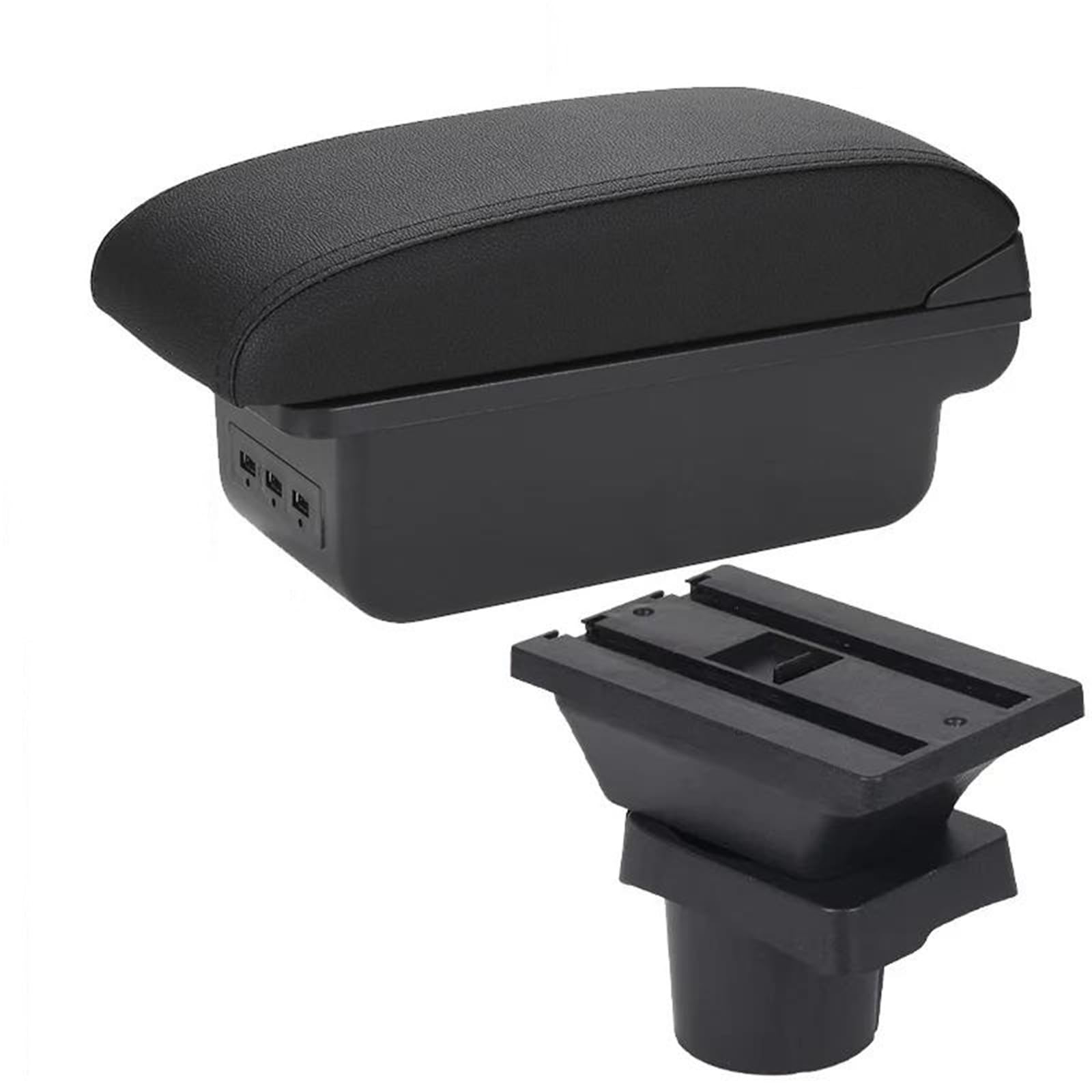 Hjkdsz Type E Cars Center Console Storage Box Armrest For Skoda For Citigo For Vw Up For Seat For Mii Accessories(Type E)