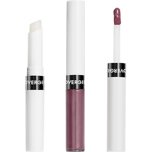 COVERGIRL Outlast All-Day Lip Color with Moisturizing Topcoat, New Neutrals Shade Collection, Silvered Grape, Pack of 1