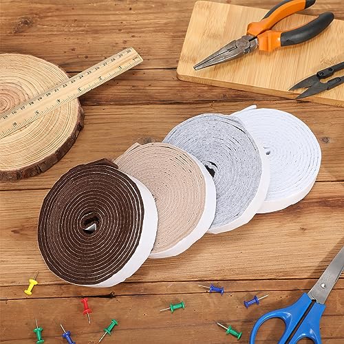 Fieltro autoadhesivo para muebles resistente con rollos de cinta protectora de fieltro 4