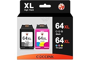 HP 6258 Ink Cartridge Replacement for HP Printers (1 Black, 1 Tri-Color)