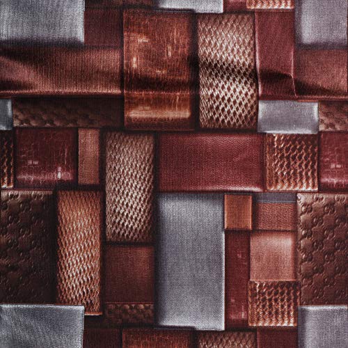 Image of Polyester 3-Layered Digital Printed Microwave Oven Top Cover With 4 Utility Pockets Suitable for Upto 30 Liter (Brown, Size-36x14 Inches)