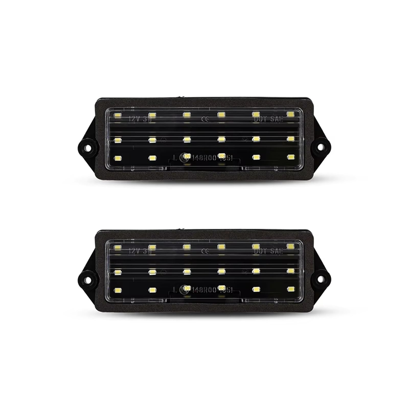 License Plate Lights For Hummer For H2 2003 2004 2005 2006 2007 Car Led License Plate Lights License Plate Light Tag lamp