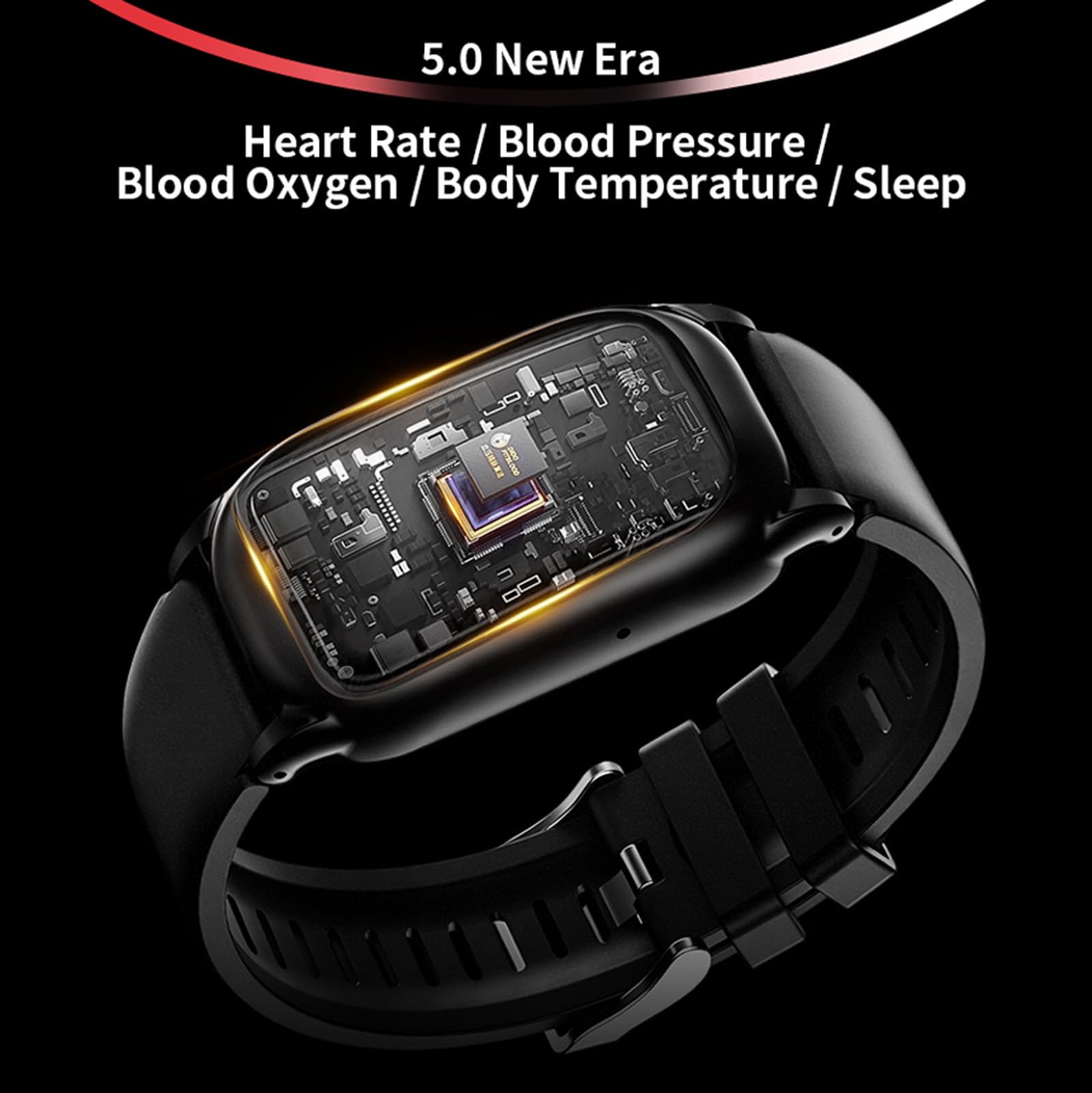 Smartwatch für Senioren mit Sturzerkennung | Notrufsysteme für Senioren, Tracker-Uhr bei Demenz und Alzheimer, GPS-Tracker, SOS-Notruf, Gesundheitsüberwachung