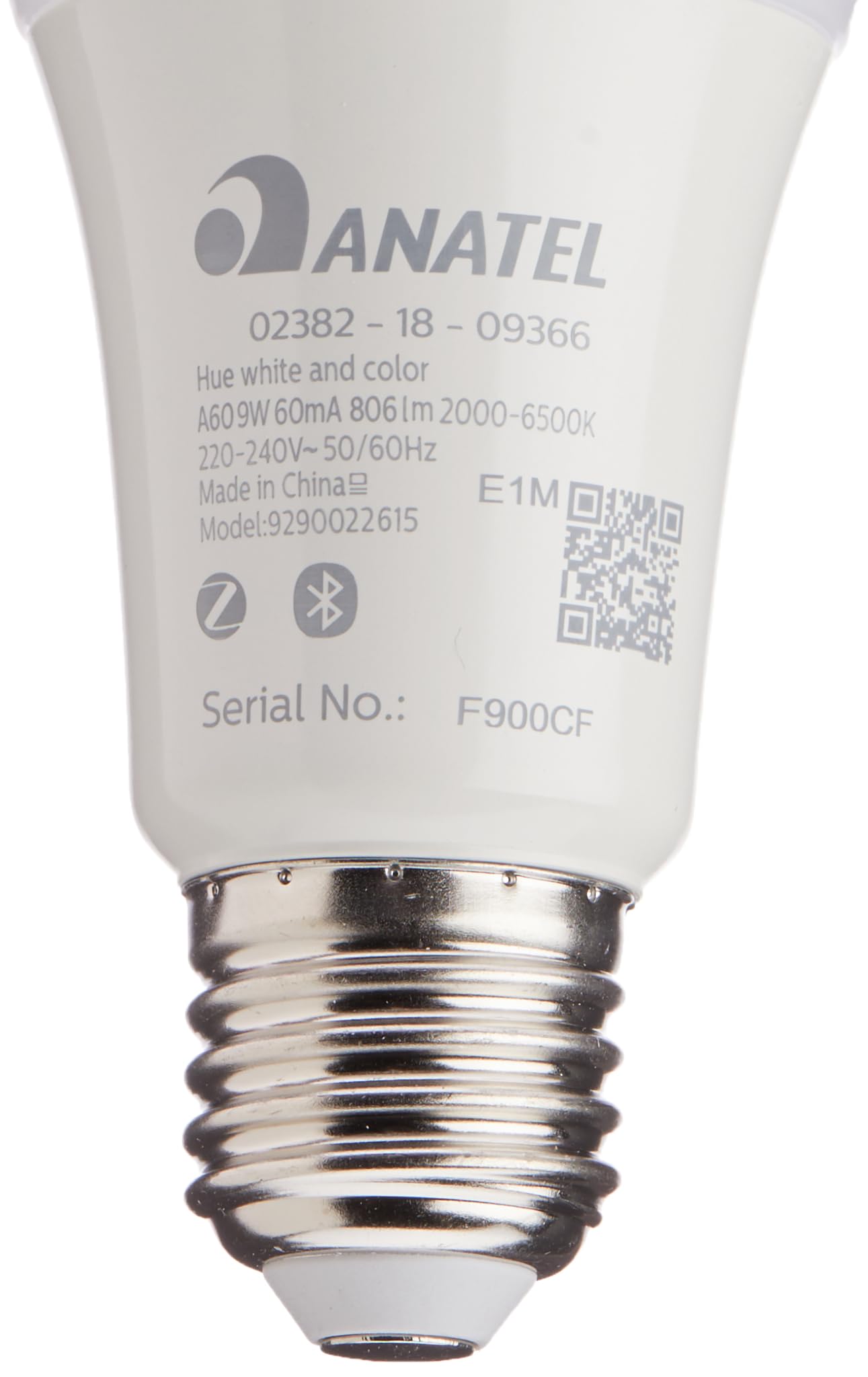 Philips Hue White & Color Ambiance Lâmpada base E27 220V