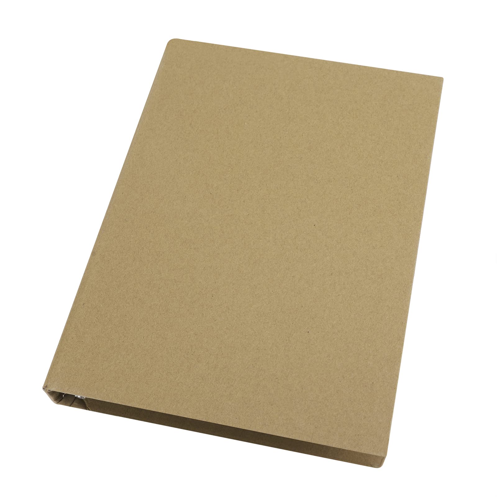 Pusty papier pakowy A4 twarda okładka, okrągły segregator pierścieniowy, ochraniacz do notatnika, pamiętnika, szkoły, biura, artykuły pa, luźne kartki, organizer, planer (A4)