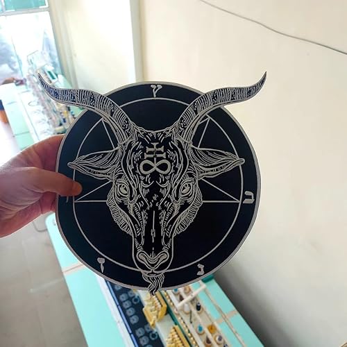 Pentagram - Parche bordado en la parte trasera grande para chaleco, planchado, para coser