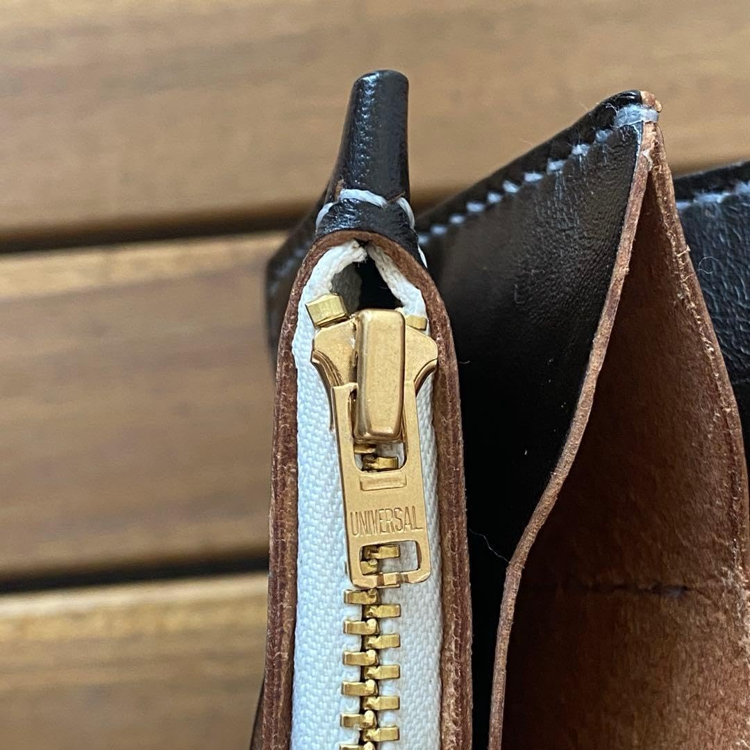 茶芯・馬革】 トラッカーウォレット ブラック茶芯・馬革】トラッカー