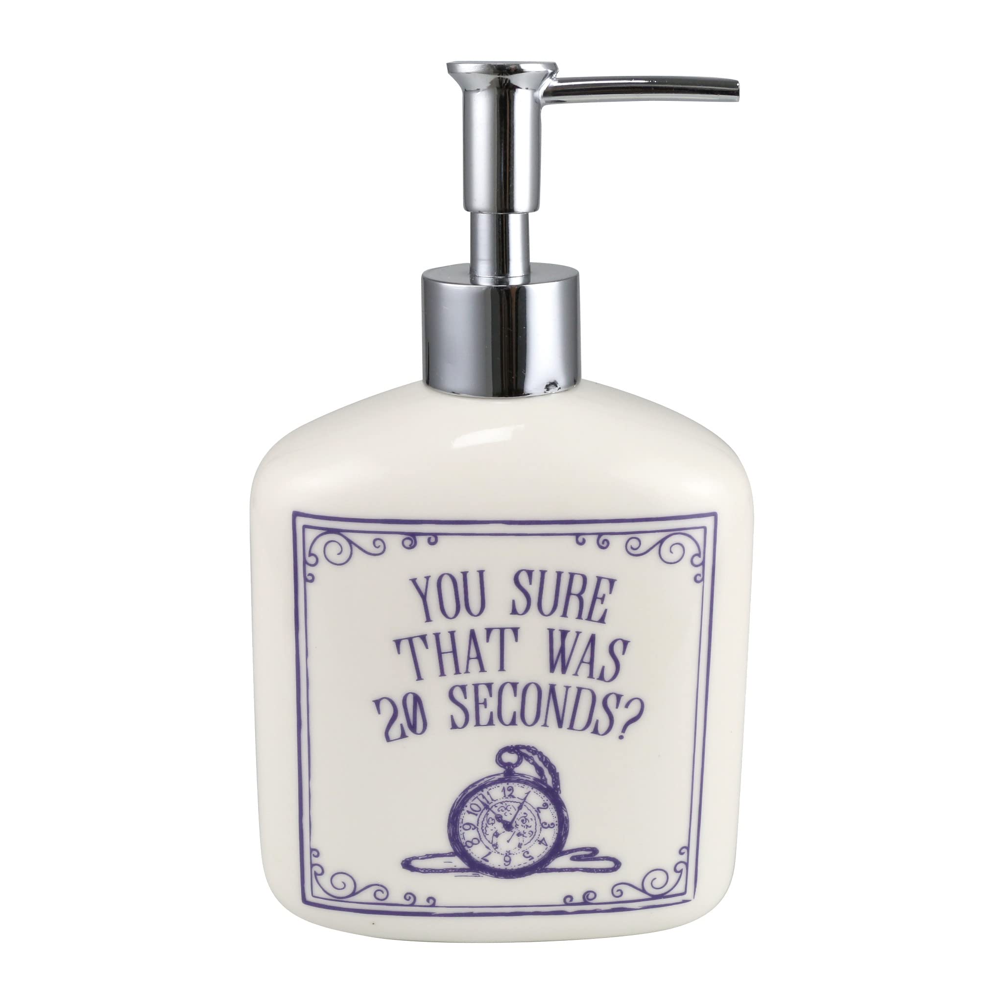 EnescoOur Name is Mud Sure That was 20 Seconds Hand Soap Dispense, 12 Ounce, Multicolor
