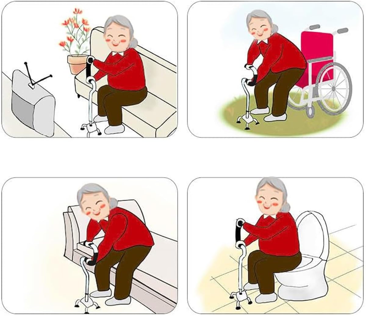 Barras de Apoyo para sillas, ayudas para la Movilidad y la Vida Diaria, Mango ergonómico de Seguridad para sillón, Ayuda para levantarse, Ayuda para levantarse, Ayuda para la Movilidad ...