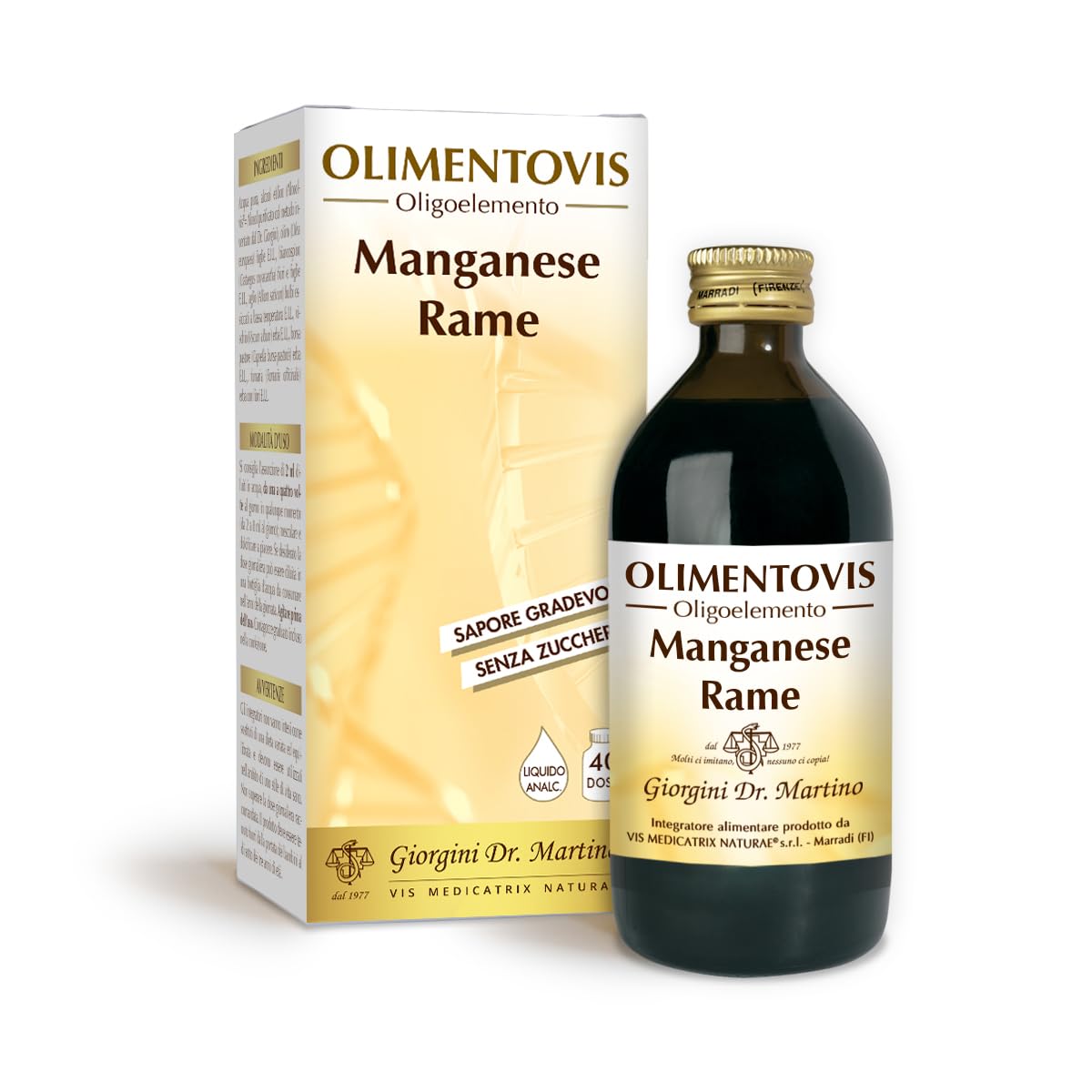 MANGANESE RAME Olimentovis Liquido analcoolico - 200 ml