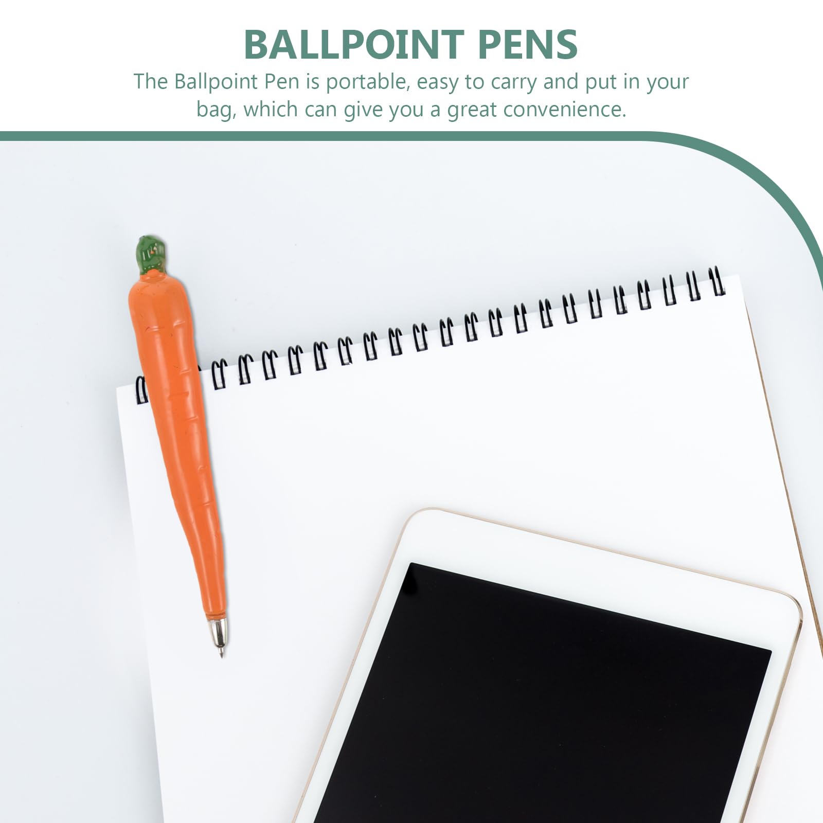 NUOBESTY 9Pcs Fruit Shaped Ballpoint Pens with Refrigerator Stickers Creative Smooth Writing Pens for Students Party School Office - Image 4