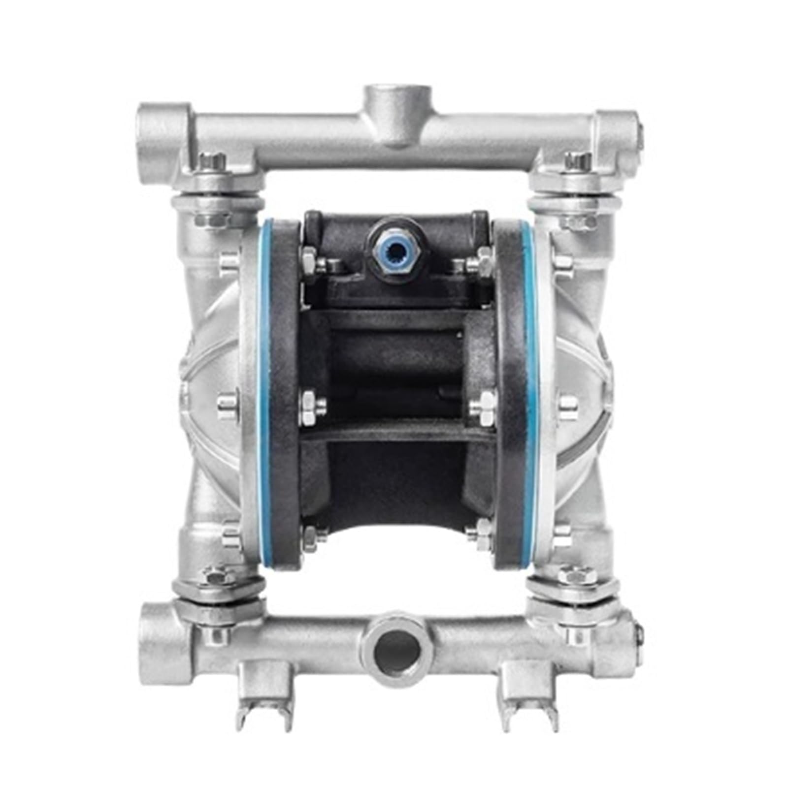 Pneumatic Diaphragm Pump QBY-15 Stainless Steel 304+F46 Flow Rate 1m³/h Inlet/Outlet DN15