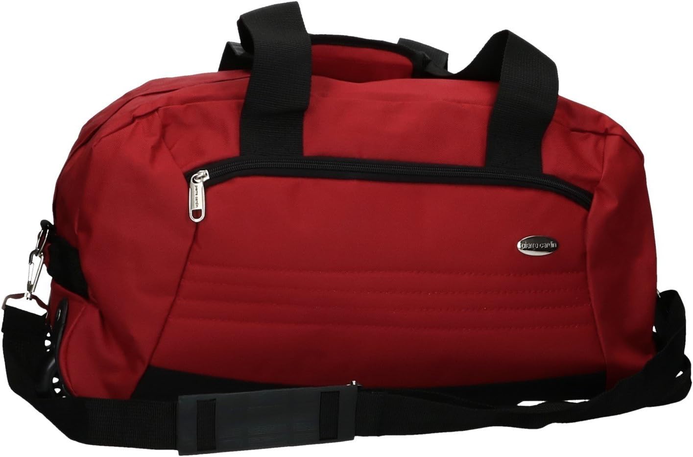 Gym bag PIERRE CARDIN red duffel travel with trolley VM29