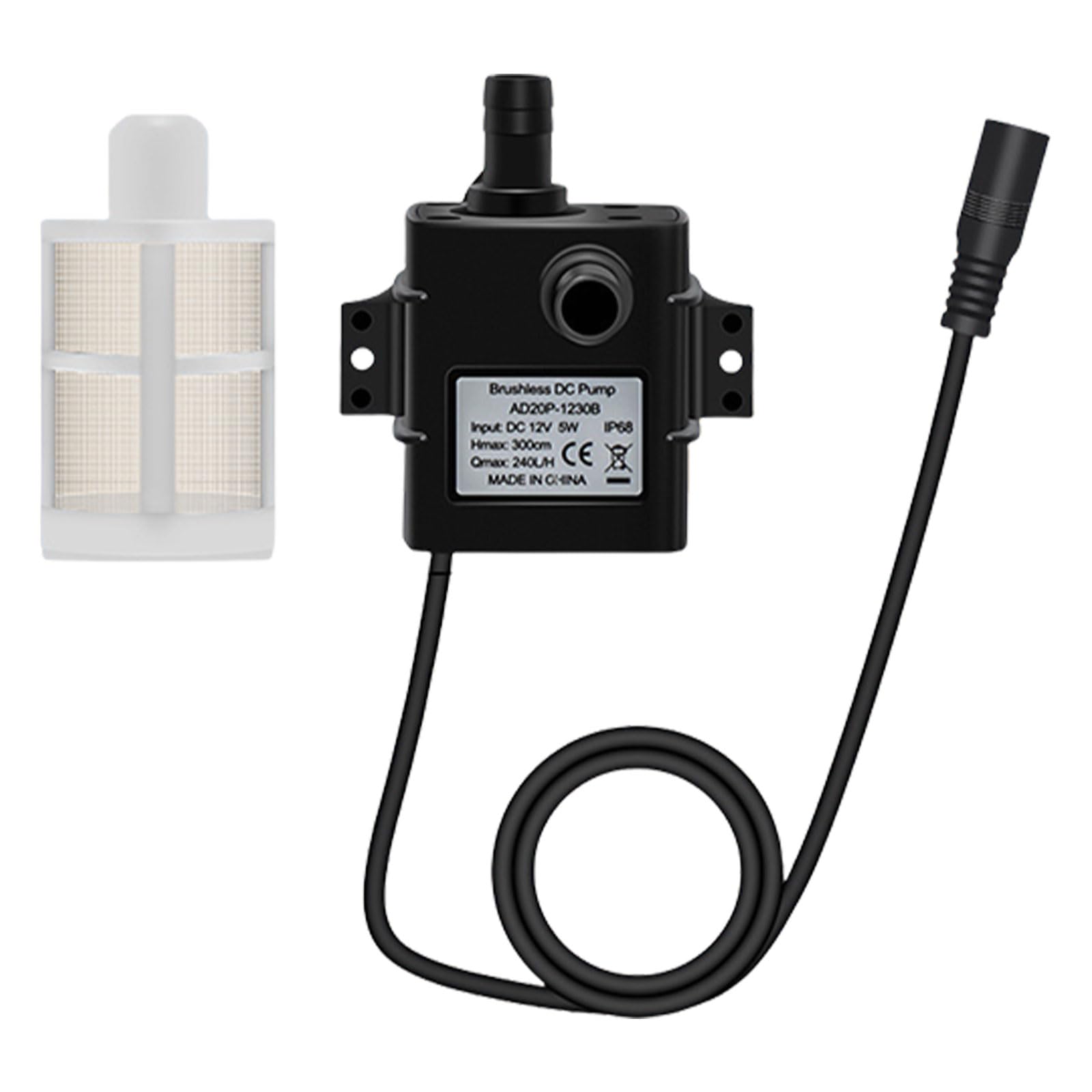 Pangboer Multicolor Dc12v Brushless Motor Water Pumps Small Submersibles Pumps With Filter Solar Water With Filter Easy To Use Aquarium Fish Tanks