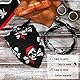 SATINIOR 2 Stück Halloween Schädel Paisley Bandanas Stirnband Kopftücher Totenkopf Schwarz Piraten Bandana Mit Doppelseitigem Weiß Bandanas für Herren Damen Kostüm Zubehör