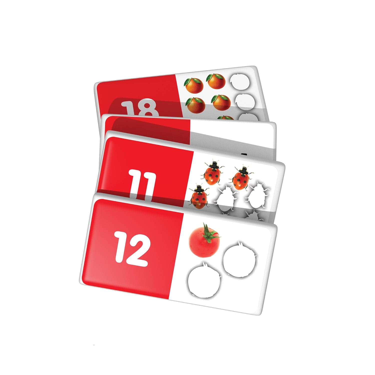 Junior Learning Dominoes Subtraction White 7.8 H x 4.7 L x 1.5 W