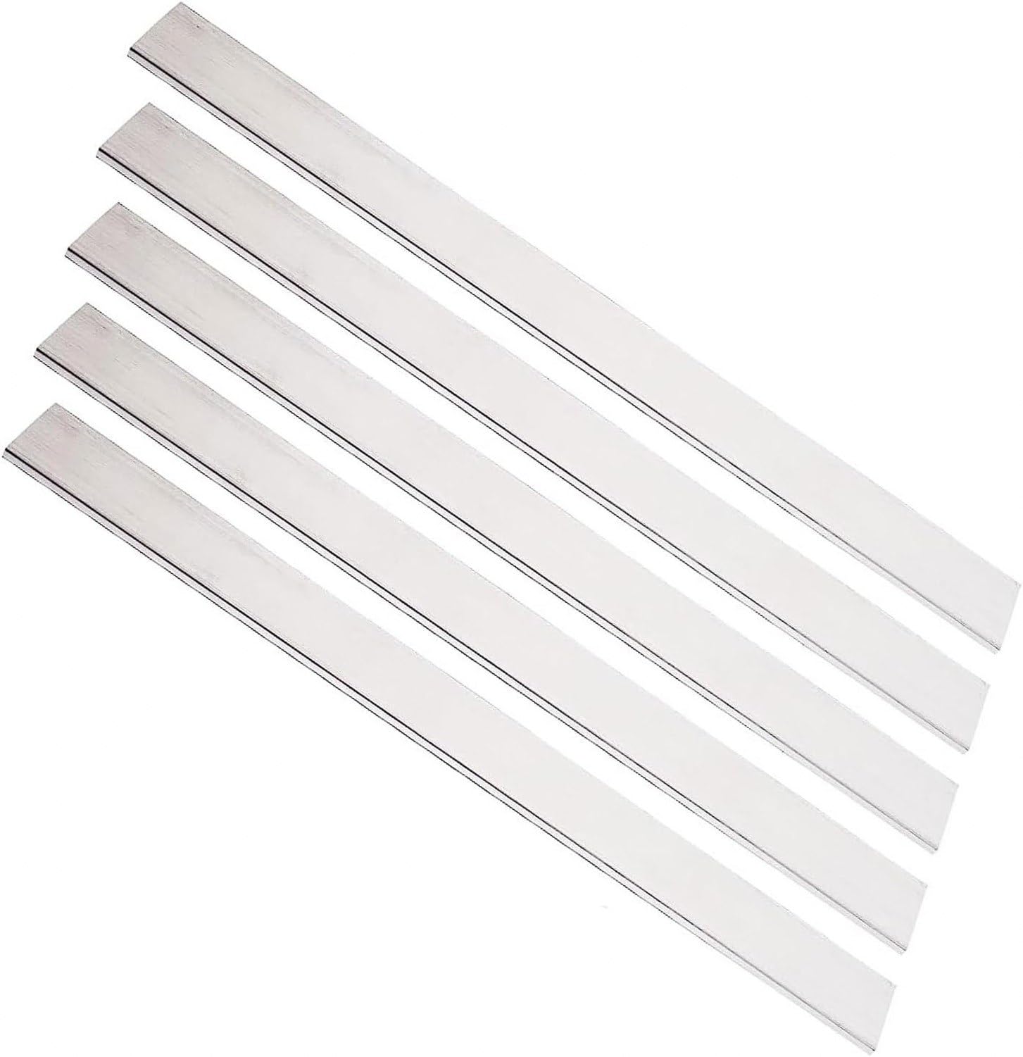 5 szt. 6061 Aluminiowy Pręt Płaski Lity 3 mm Grubości 500 mm Długości Płyta Aluminiowa do Majsterkowania, Przemysłu, Obróbki i Cięcia, 30mm, 30mm