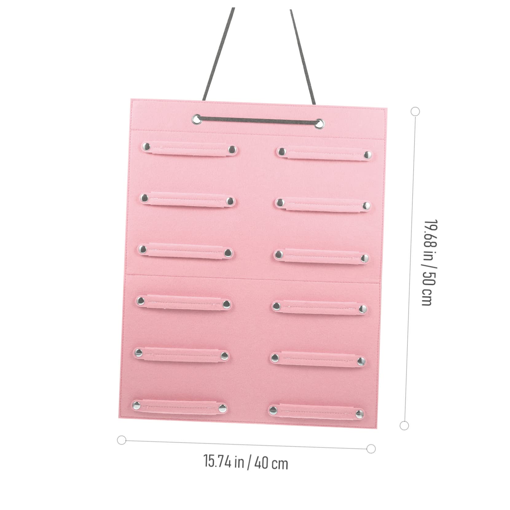 ABOOFAN Hanging Hair Accessories Organizer Bow Holder for Headbands and Hairbands Space Saving Wall Storage Pouch for Fits Closet and Door Display