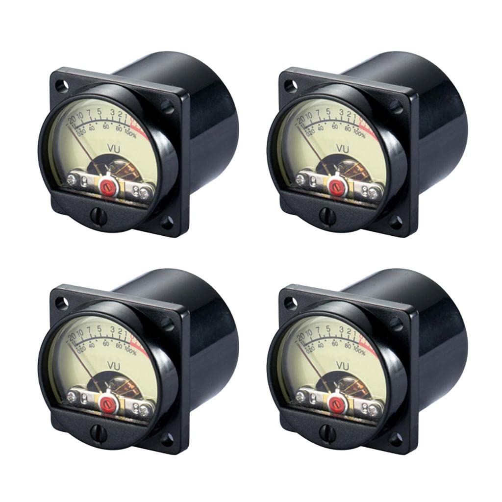 Club Bollywood® 4 Pcs Vintage Analog VU Meter Audio Level Amp with Back Light High Precision|Business & Industrial | Electrical & Test Equipment | Test, Measurement & Inspection-image-15