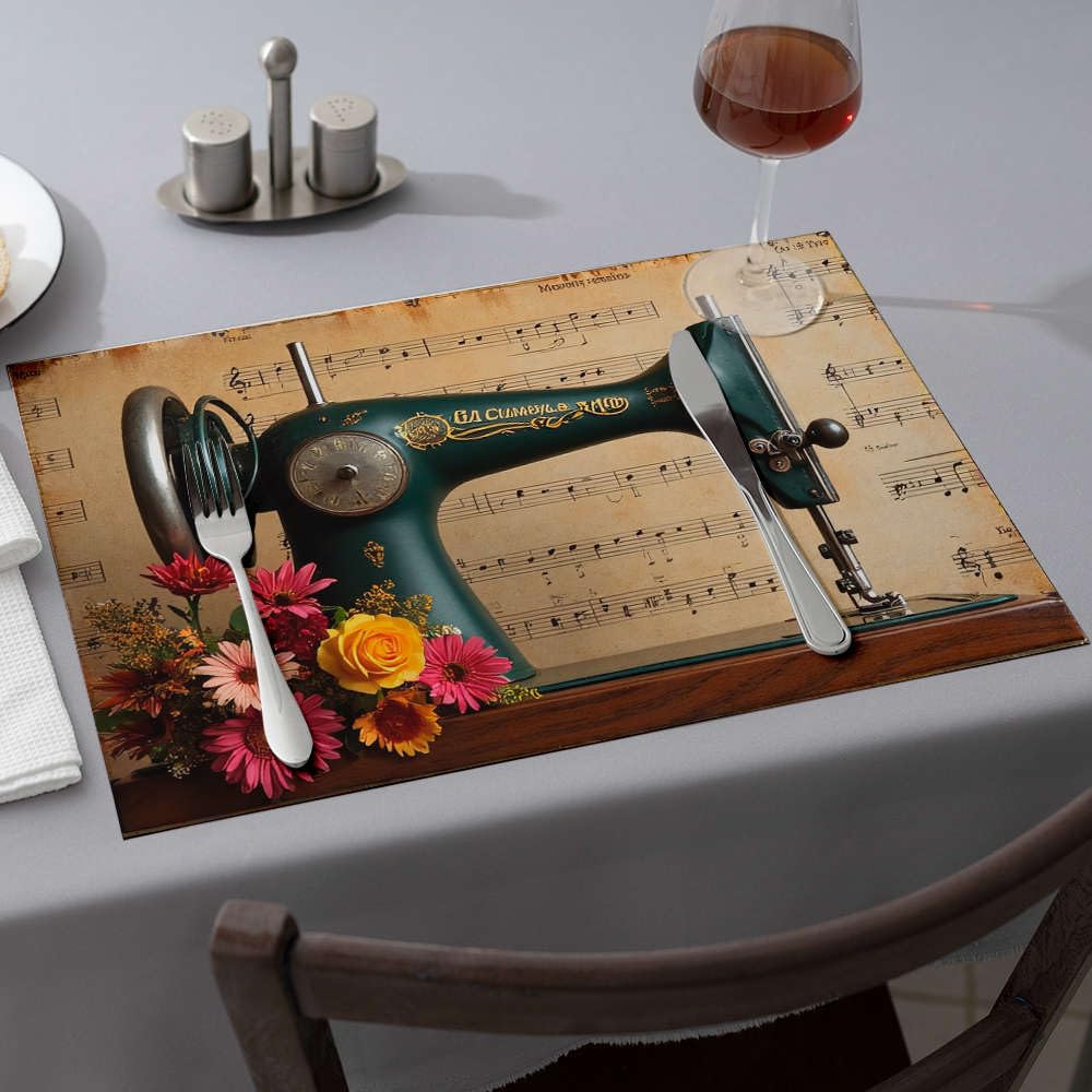 Décorations de table de Pâques vintage pour repas de famille convivial | Lot de 6